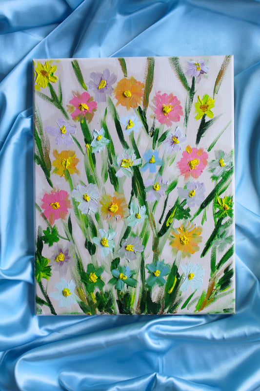 Flower Oil Canvas